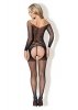Seksowny bodystocking czarny S/M Kiss Me